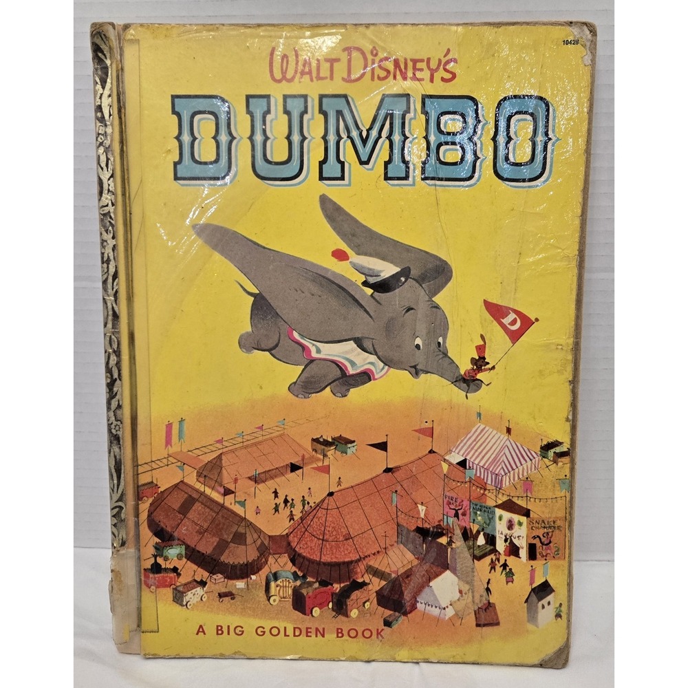 Vintage Walt Disney's Library DUMBO Book‎ 1955